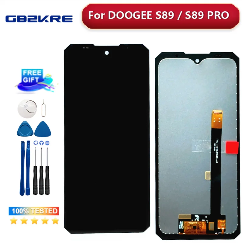 

6.3" Original For DOOGEE S89 / S89 Pro LCD Display Touch Screen 100% Test S89 S89Pro Digitizer Assembly Replacement Repair Parts