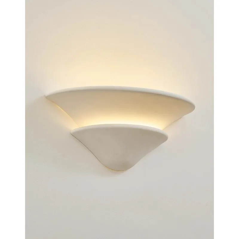 French Wall Lamp, Mid-Century Retro Ambience, Luxury Style, Stair Aisle Background Wall Exposed Plaster Light Corridor Decor
