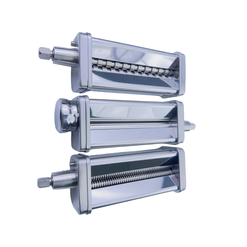 Stainless steel pasta roller noodle cutter high quality 3-piece food processor