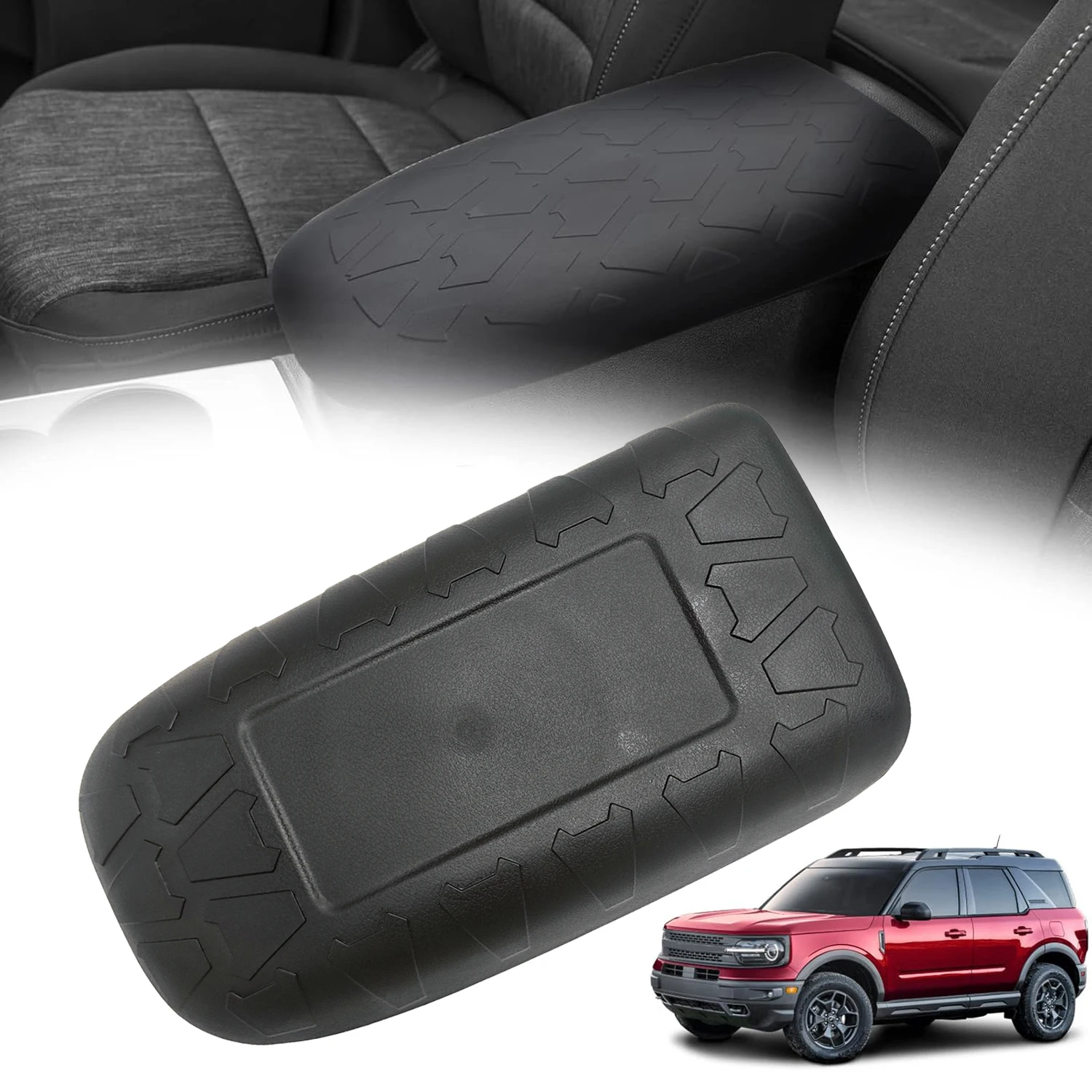 

Center Console Armrest Cover for Ford Bronco Sports 2021-2025 Anti-Scratch Protective Cushion Soft Arm Rest Pad