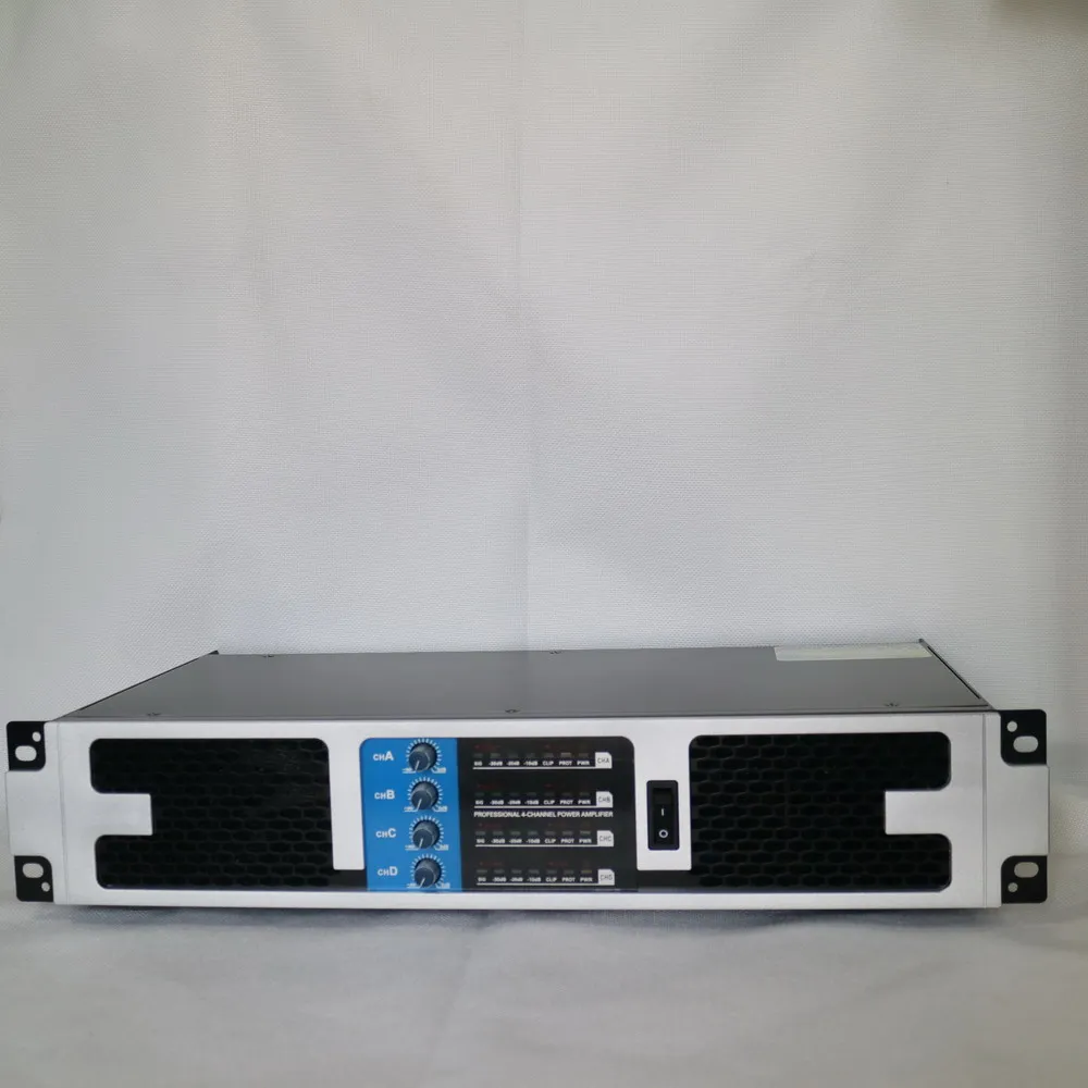 MiCWL 4 قناة مكبر كهربائي رقمي 6400 واط الذروة المرحلة DJ كاريوكي أمبير 4X800 واط 20-20 كيلو هرتز D800