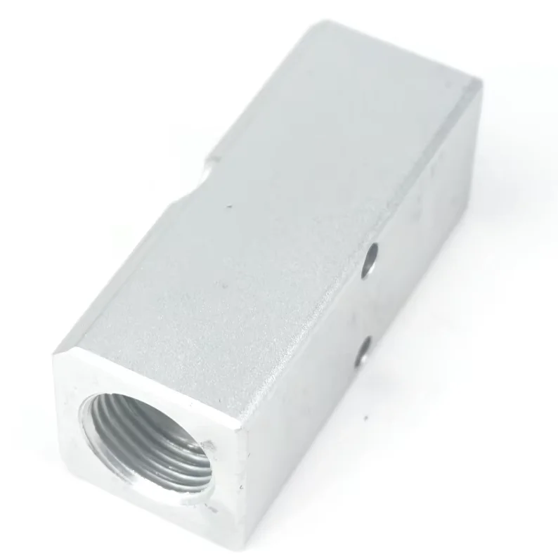1/2" BSPP In 1/4" BSPP Out 4/5/6/7/8/9/10/12 Ports 30x30mm Pneumatischer Aluminium-Verteilerblock-Splitter Luft Gas Wasser Öl – Detail 3