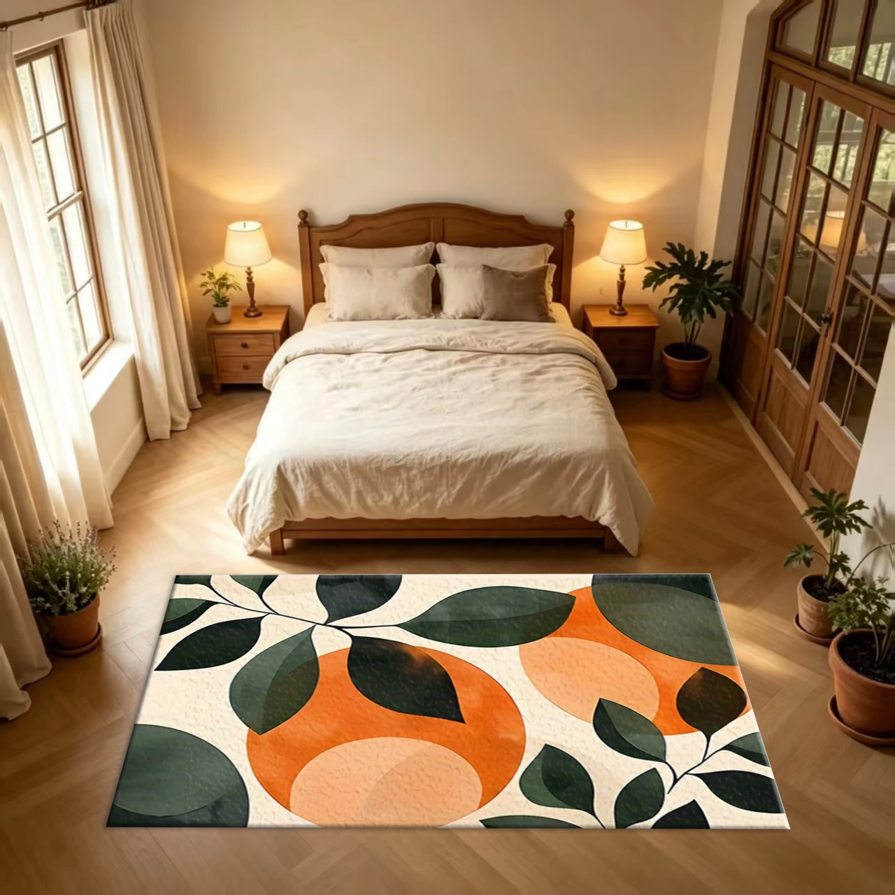 Tappeto Boho Astratto con Moti - Printed Rug Abstract recensione e prezzo