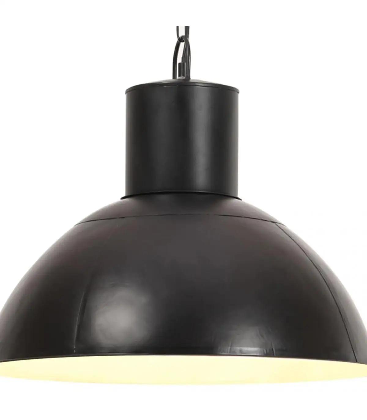 25 W 48 cm E27 black round pendant lamp lamps