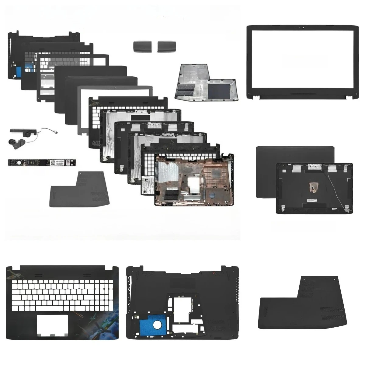 ZX50V FX-PRO GL552 GL552J laptop LCD screen top cover, front panel, palm rest bottom shell hinge ABCDE Hinge cover shell
