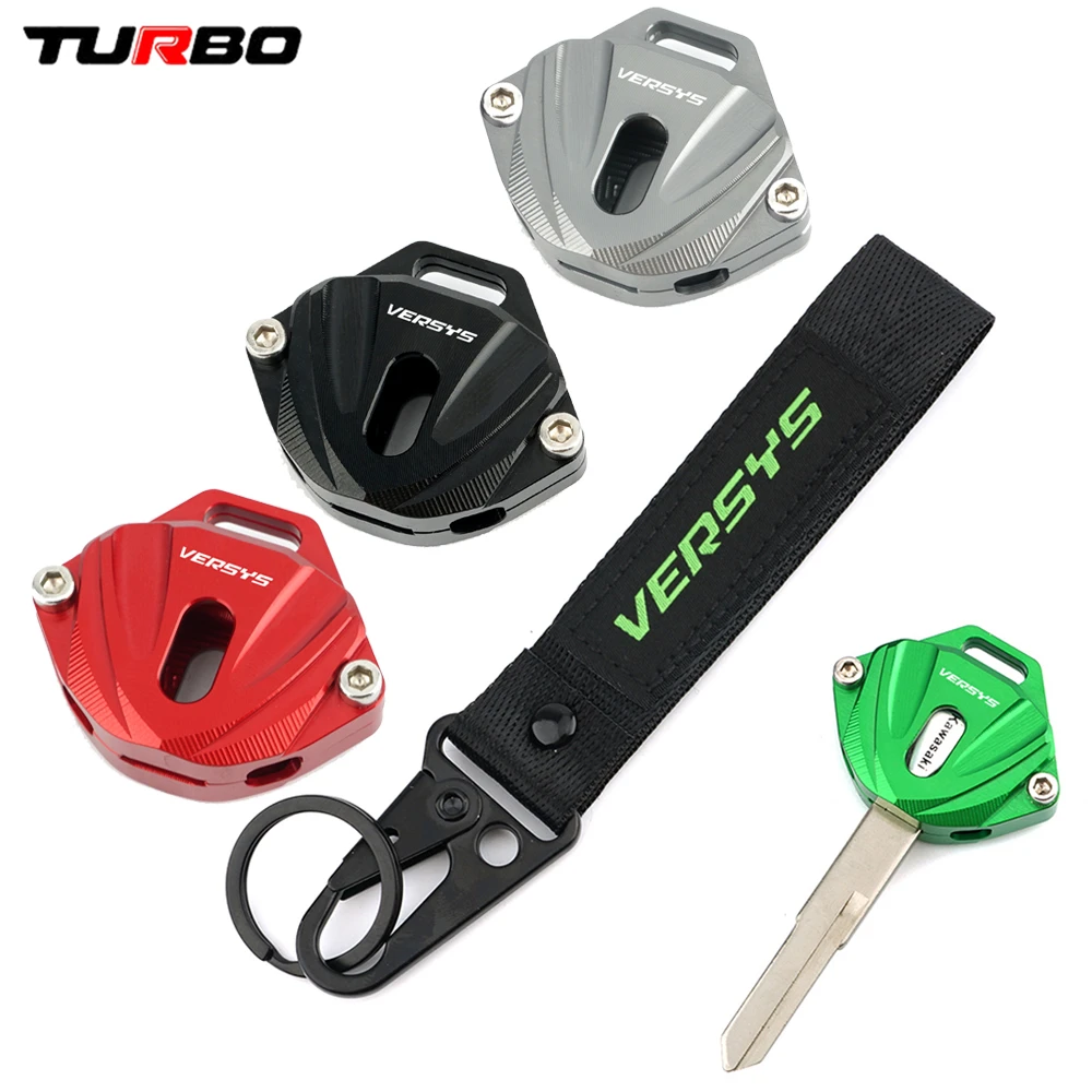 

For Kawasaki VERSYS 1000 650 cc Versys650 VERSYS1000 2012-2022 Motorcycle CNC Aluminum Key Cover Cap Keys Case Shell Protector