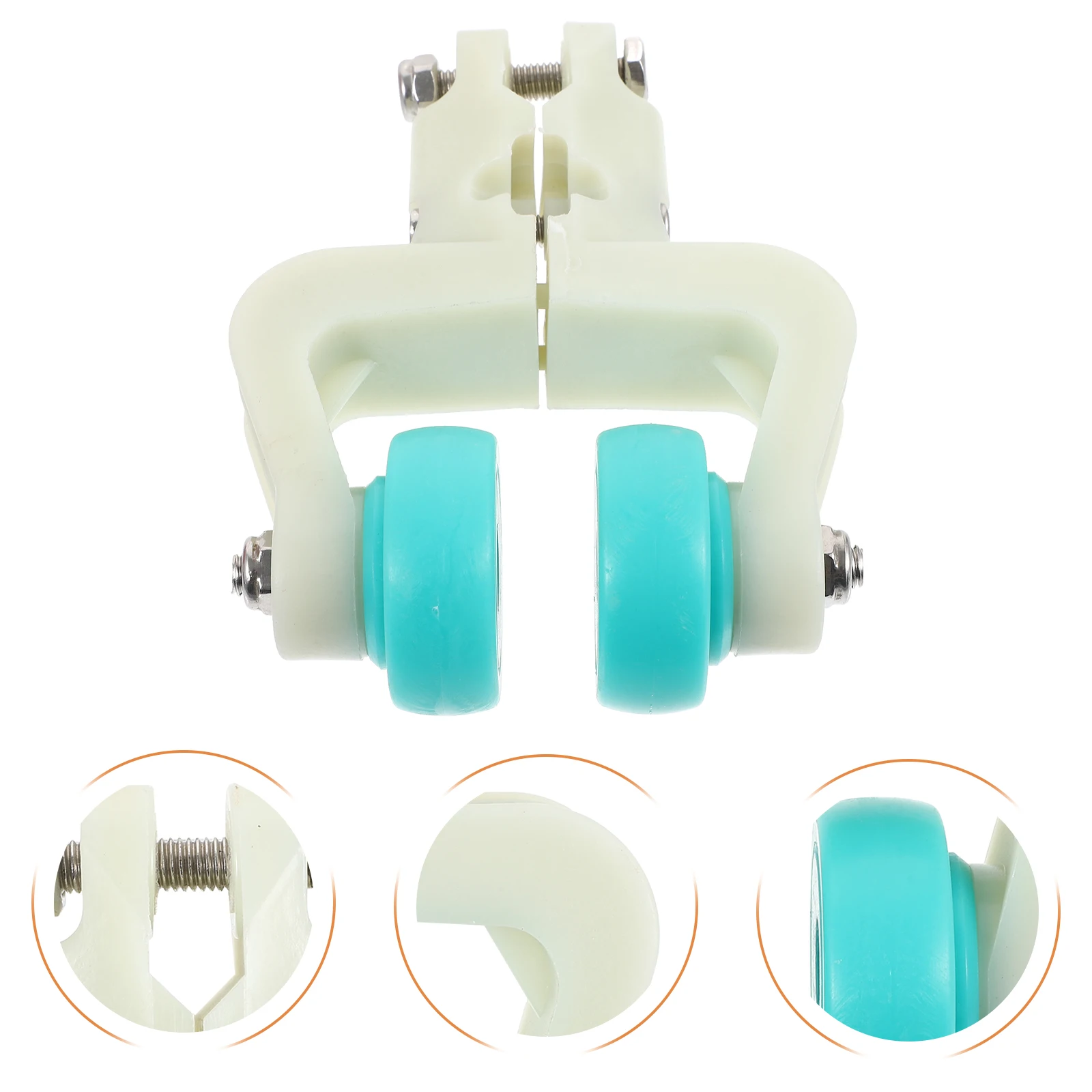 

Single-hole Pulley Hook Aluminum Nylon Poultry Wheels for Hanging Small Sliding Wheel poultry pulley wheel for slaughterhouse