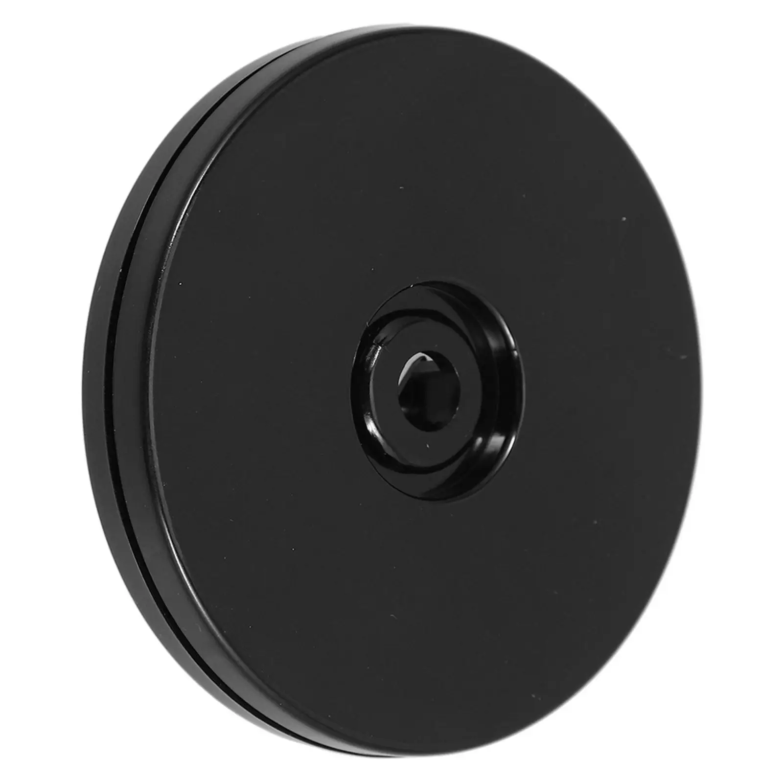 Rotating Table Turntable Black 360 Degree Smooth Rotation Round Display Stand for Restaurant Menu Kitchen Dining Table