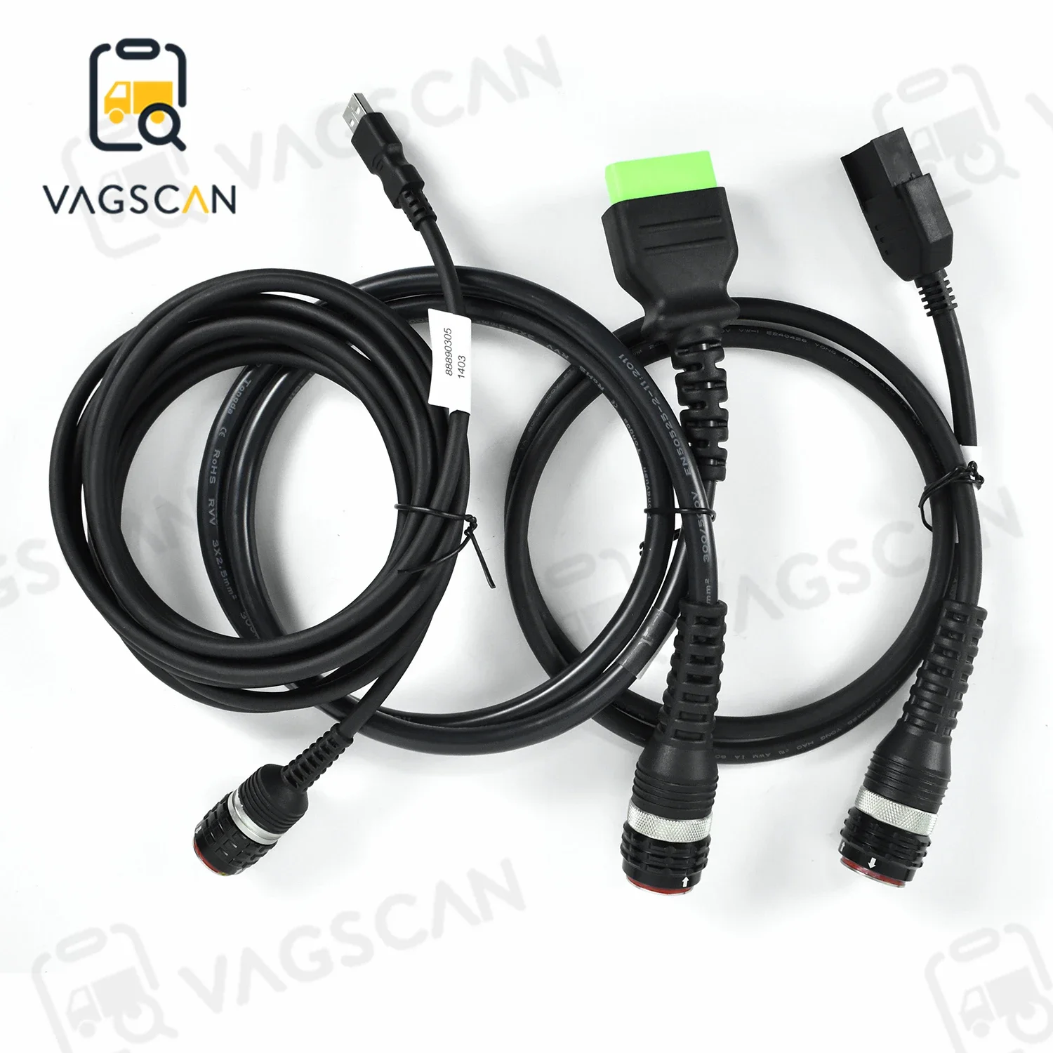 A Set of Truck Diagnostic Cable for VOCOMII full set Diagnosis