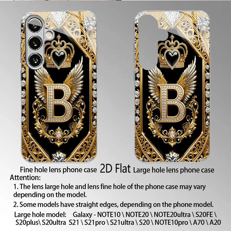 Golden Crown and Wings for Samsung Galaxy S26 S25 S24 S23 S22 S21 S20 Ultra PLUS FE A Series A55 A54 A34 A33 A15 14 13 A24 25 NO view 6