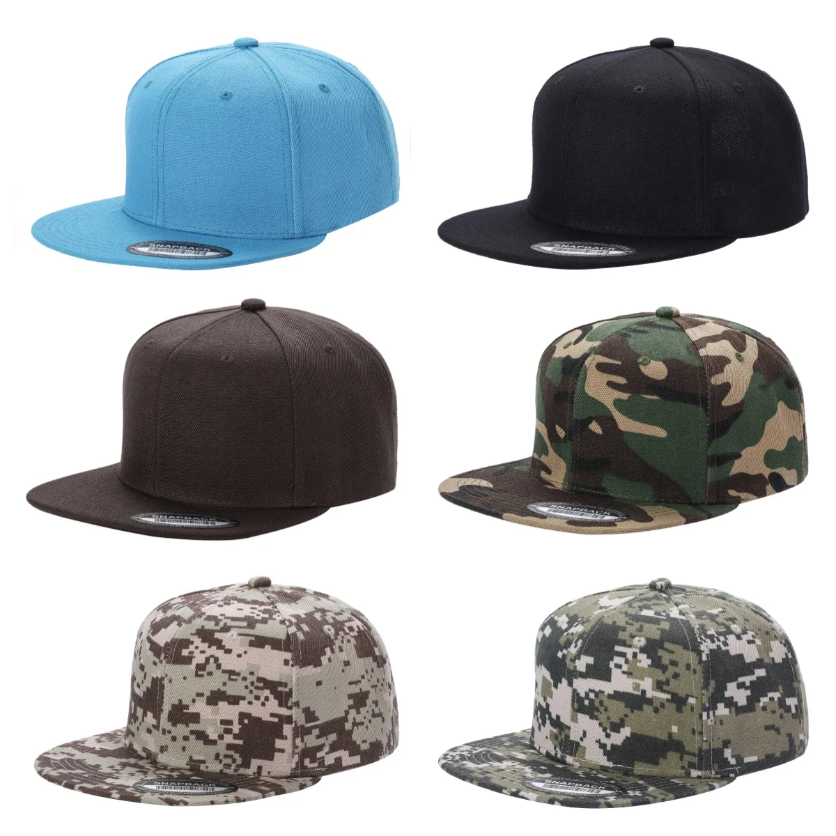 6 Hip Hop Empire Caps - High Quality Fabric, Comfortable Wear, Streetwear Inspired