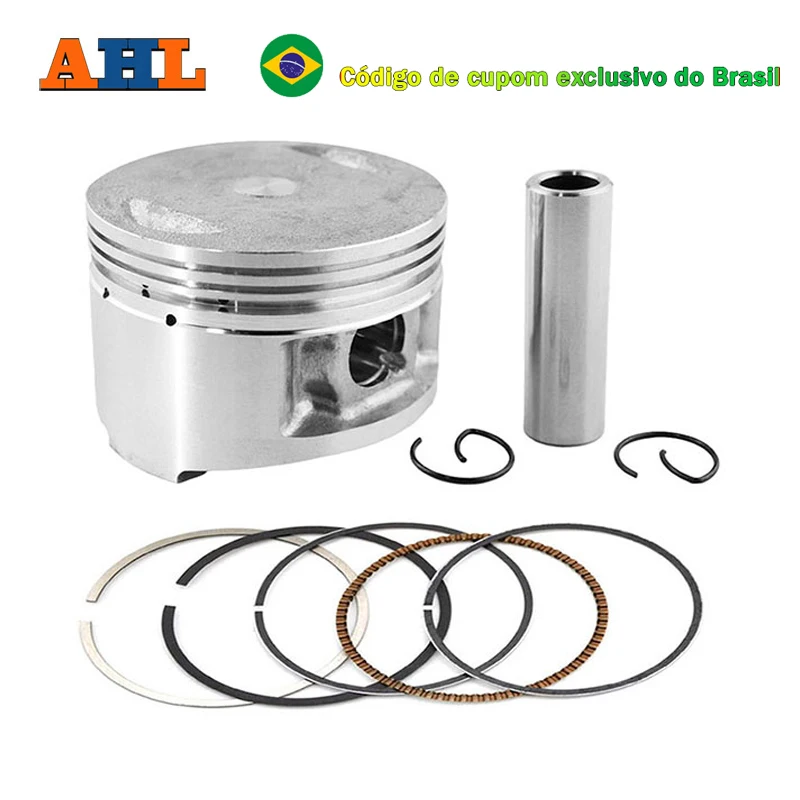 Kit de anéis de pistão para peças de motor de motocicleta AHL 70 ~ 70,5 mm para YAMAHA XT225 TW225E ST225 Bronco TTR230 TT-R230 TW200 BW200