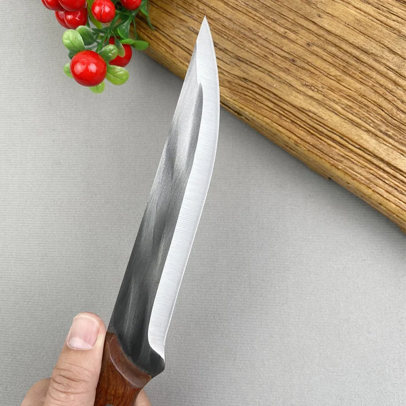 

Чистый нож ручной работы для ковки, ковки и удаления костей, кухонный профессиональный нож для резки, нож для взбивания, нож для коньки,