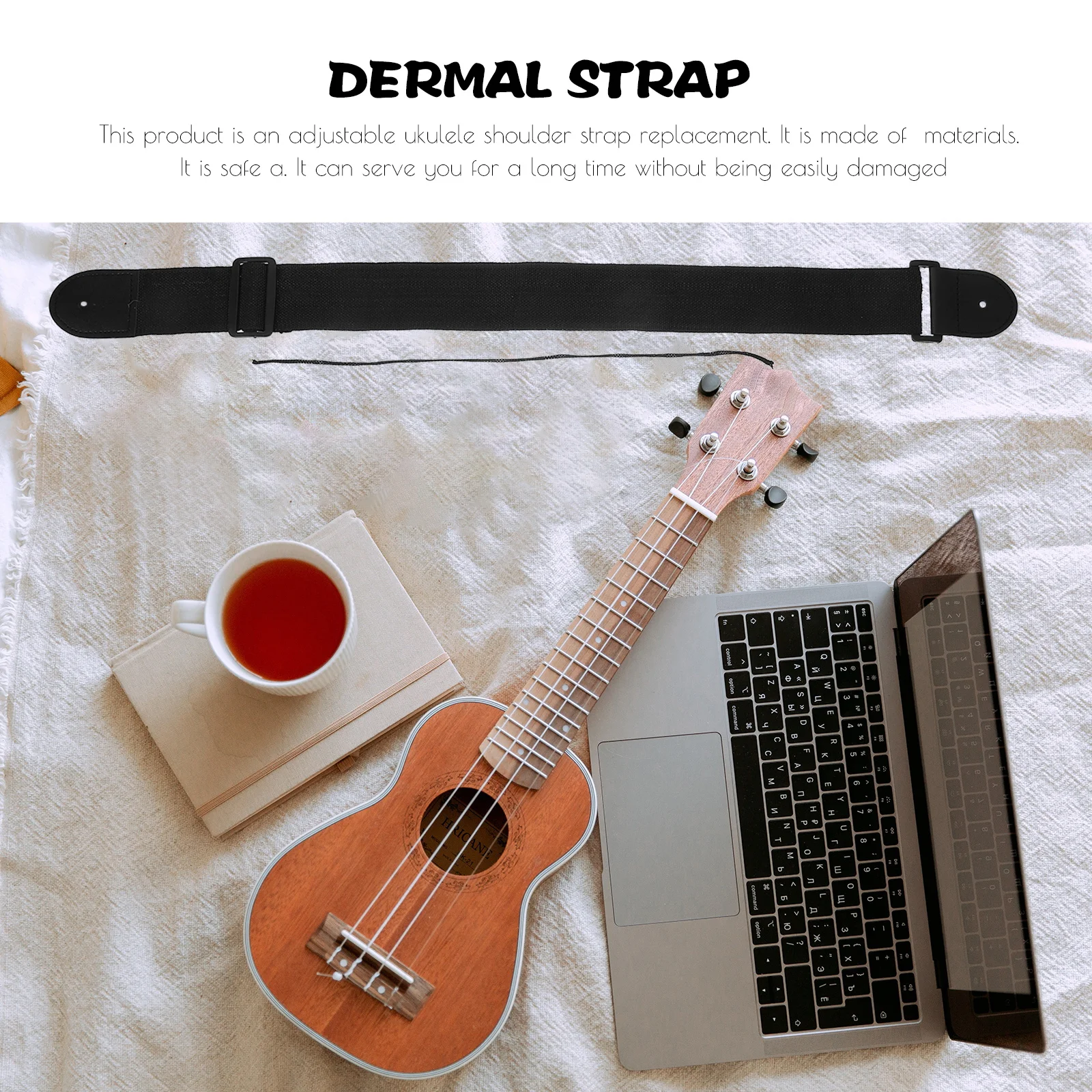 8Pcs Guitar Straps Adjustable Durable Replacement Bass Sling Comfortable Shoulder Belt Guitar Strap Instrument Shoulder Strap