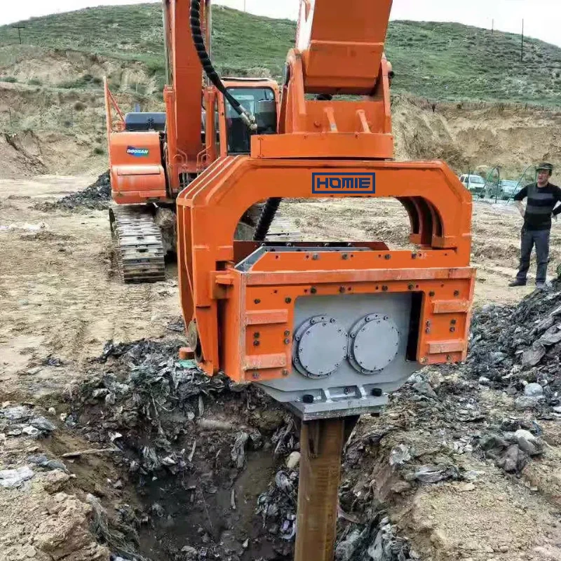 

Powerful Vibro Pile Hammer for Municipal Bridge Solar and Foundation Construction Pile Driver Efficient Piling Driving Machine