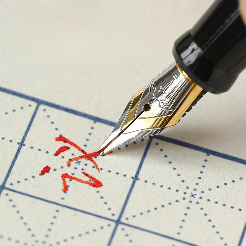 

Роскошные перьевые ручки из твердой резины F M B, наконечники 0,5 0,8 мм, портативный дизайн для офиса/путешествий/аварийного письма, студенческая чернильная ручка