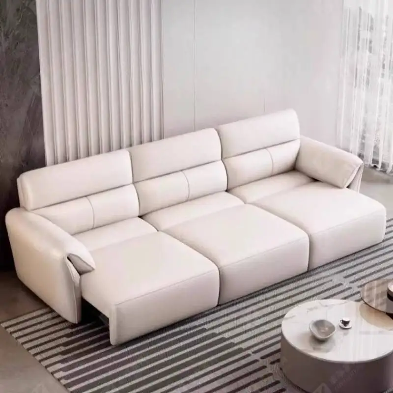 

White Design Electric Recliner Sofas Wood Cheap Nordic Single Living Room Sofas Modern Italian Woonkamerbanken Furniture