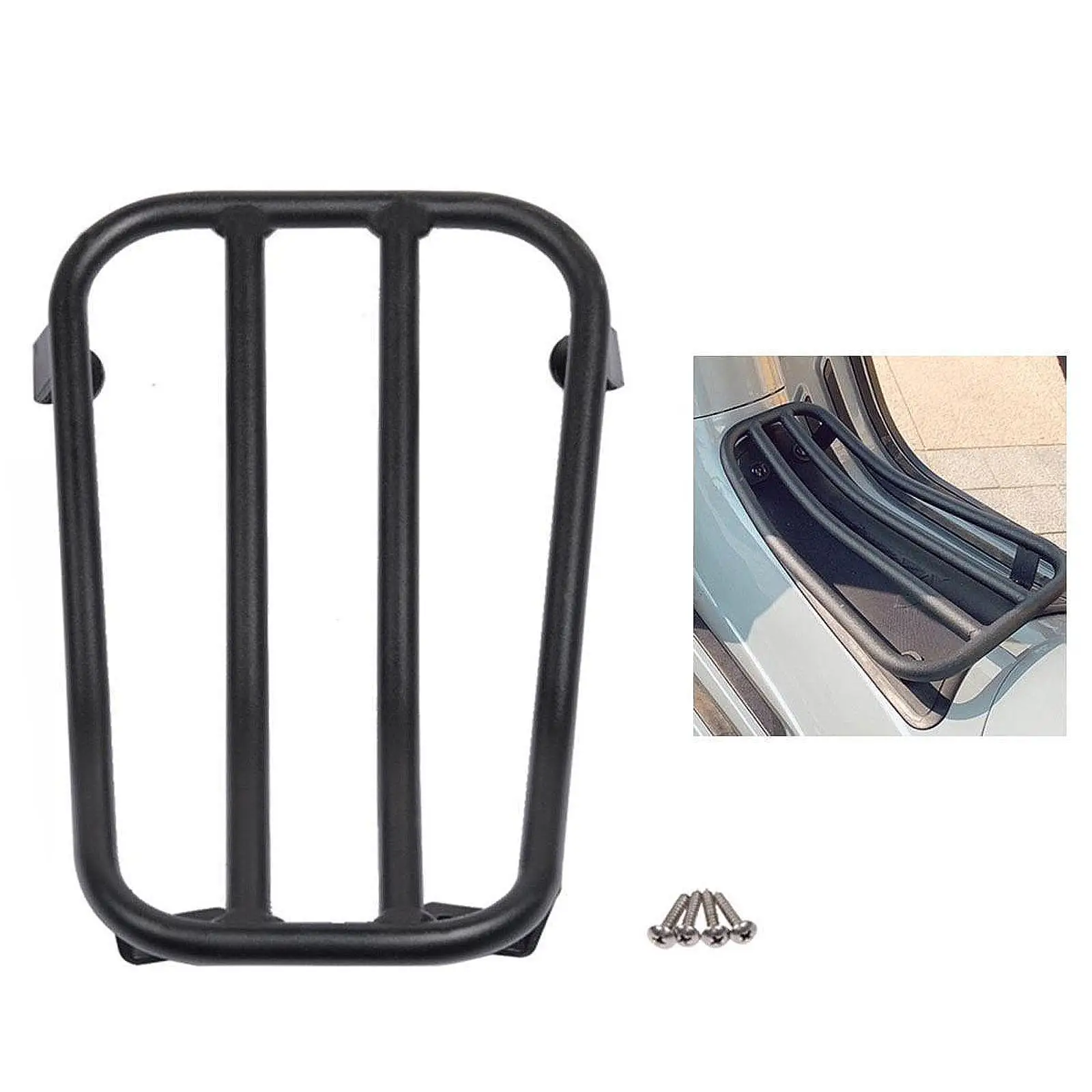 

Motorcycle Luggage Racks Luggage Support Shelf Easy to Install Sturdy Assembly Replace Part, for LX 150 S150 2017-2019