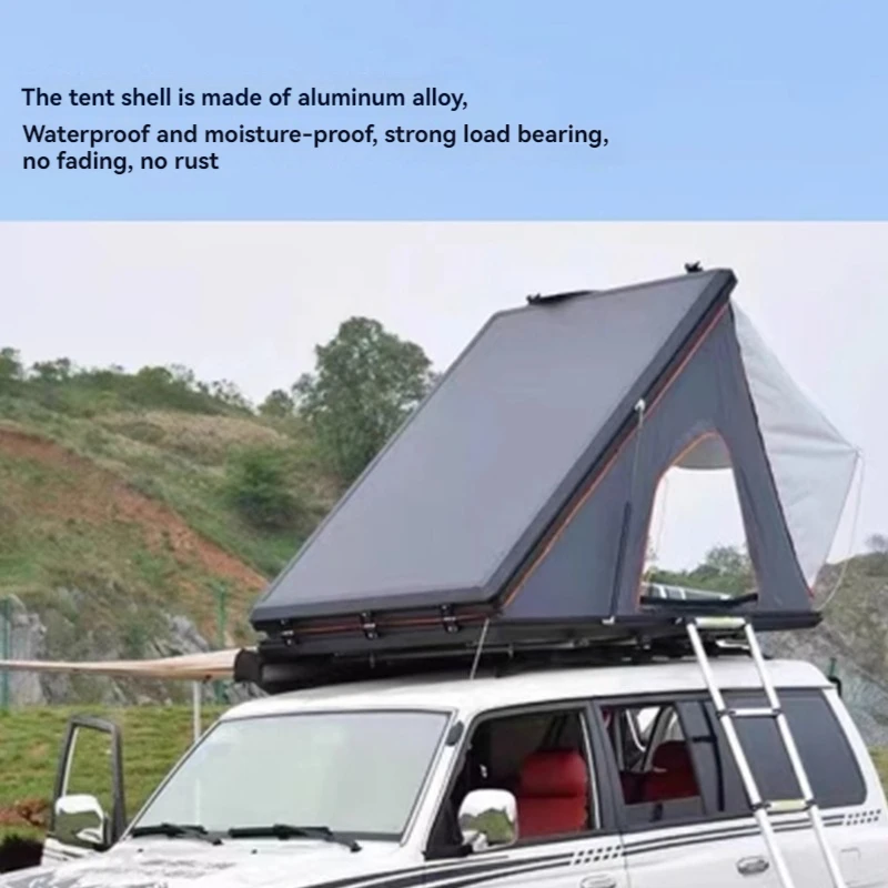 Tienda de techo plegable para coche, carpa hidráulica automática, abierta, aleación de aluminio, Solar, Camping al aire libre