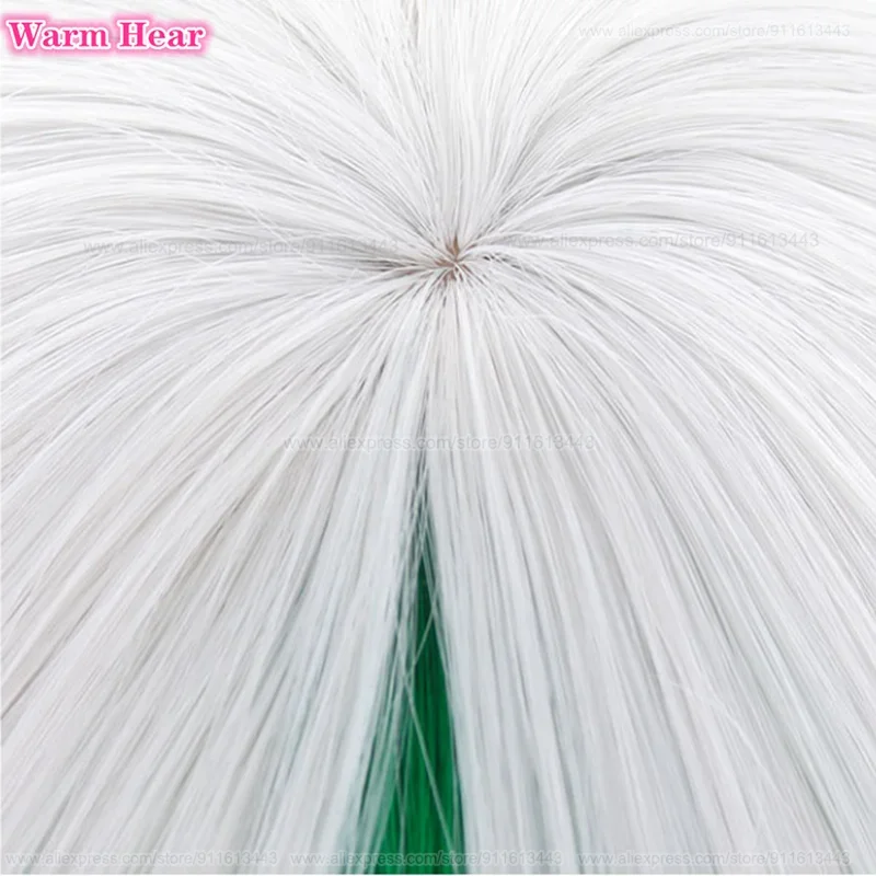 High Quality Otoya Eita Cosplay Wig Anime  30cm White Green Cosplay Anime Wigs Heat Resistant Synthetic Wigs + Wig Cap