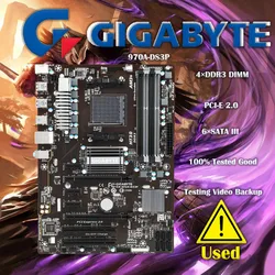 Gigabyte μ€λ¦¬μ§λ λ§λ보λ GA-970A-DS3P μμΌ AM3/AM3+ DDR3 970A-DS3P 보λ 32GB 970 λ°μ€ν¬ν λ§λ보λ