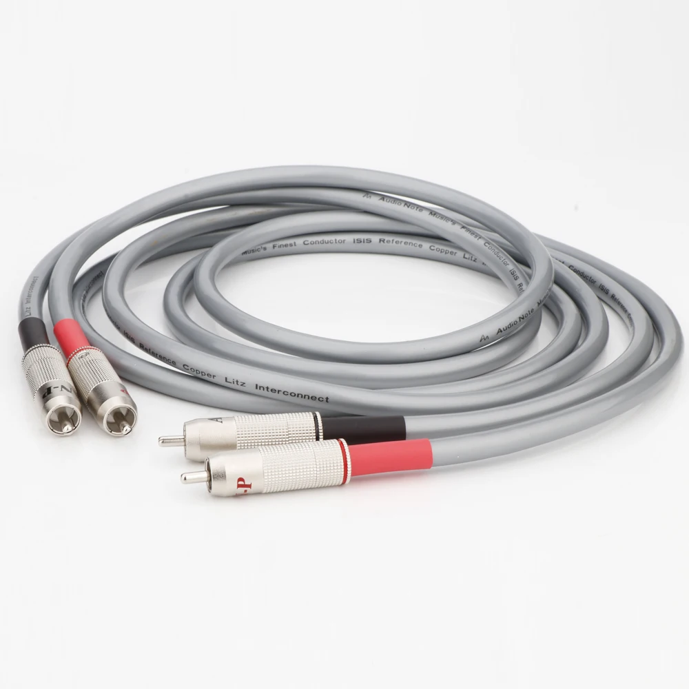 Audio Note AN-Vx Audio Cables Solid Silver 99.99% RCA Interconnects Hi-End Extend Audio Single Cable