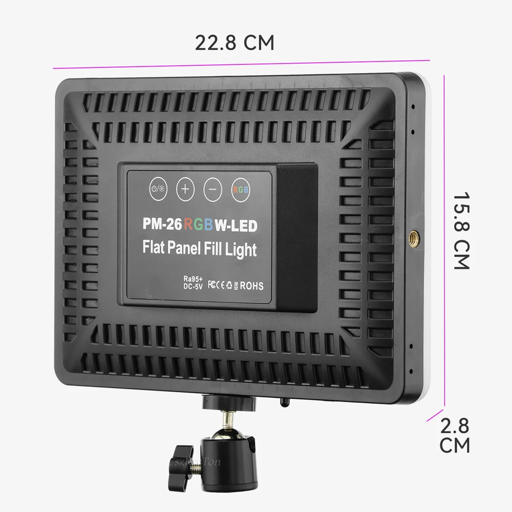 LED Photography Video Light Panel Lighting Photo Studio Lamp Kit For Shoot Live Streaming Youbube With Tripod Stand RGB Filters