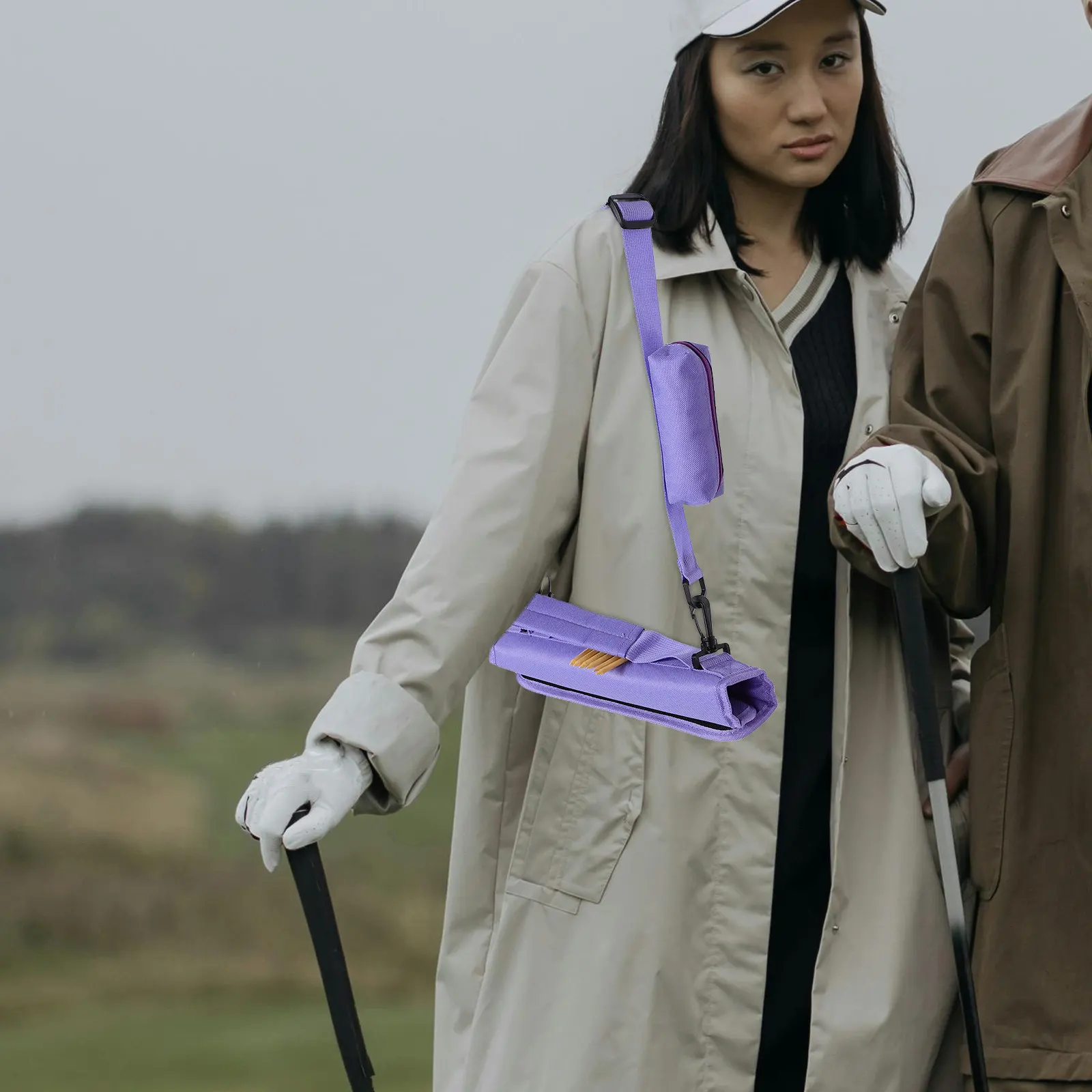 

Bag Portable Polyester Carry Ball Pouch for Practice Travel Kids Adults Compact Golf Storage Tote