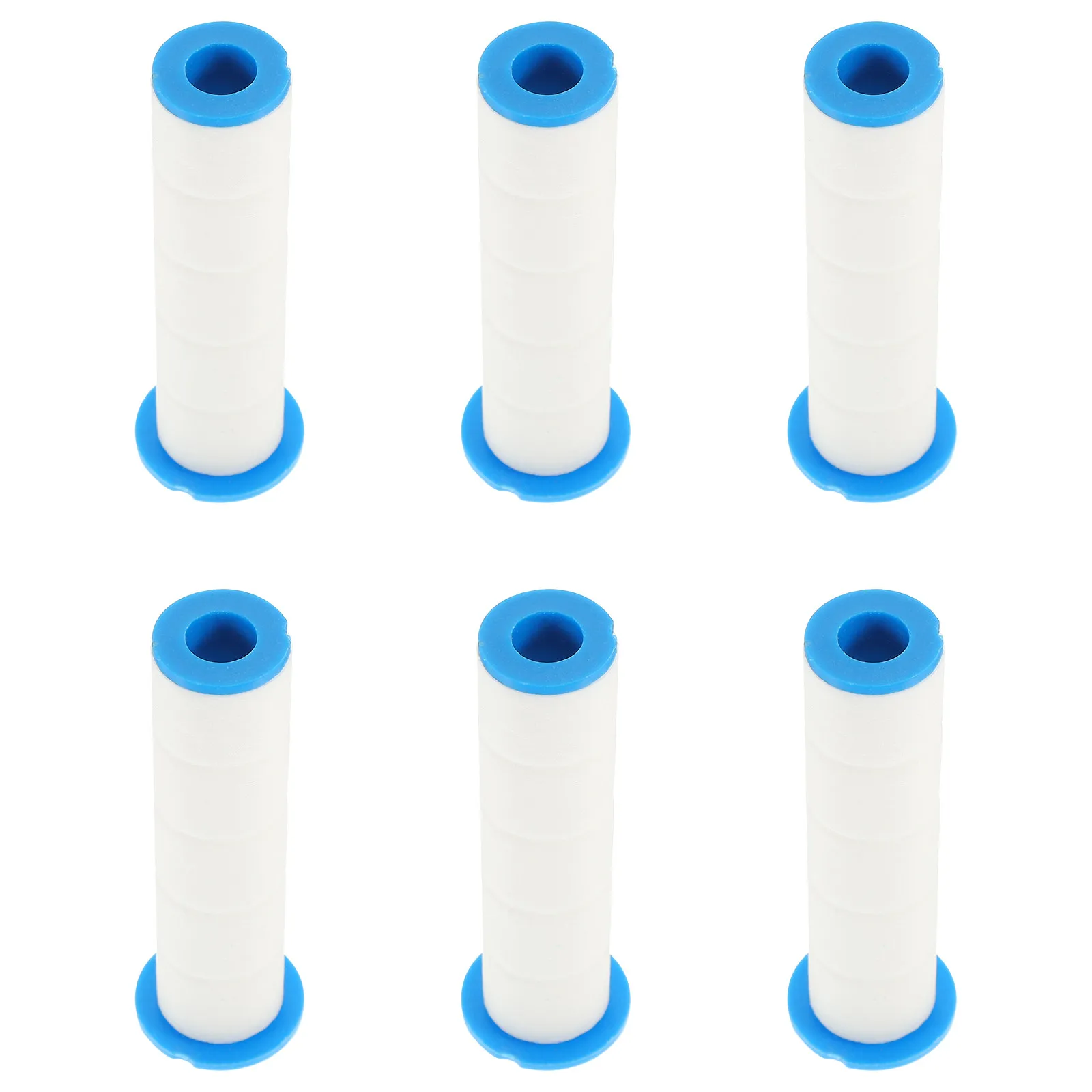 6pcs PP Cotton Filters 7.5cm Core for Shower Head Replacement Sprinkler Head Bathtub Water Filter Practical Pp Cotton Filter