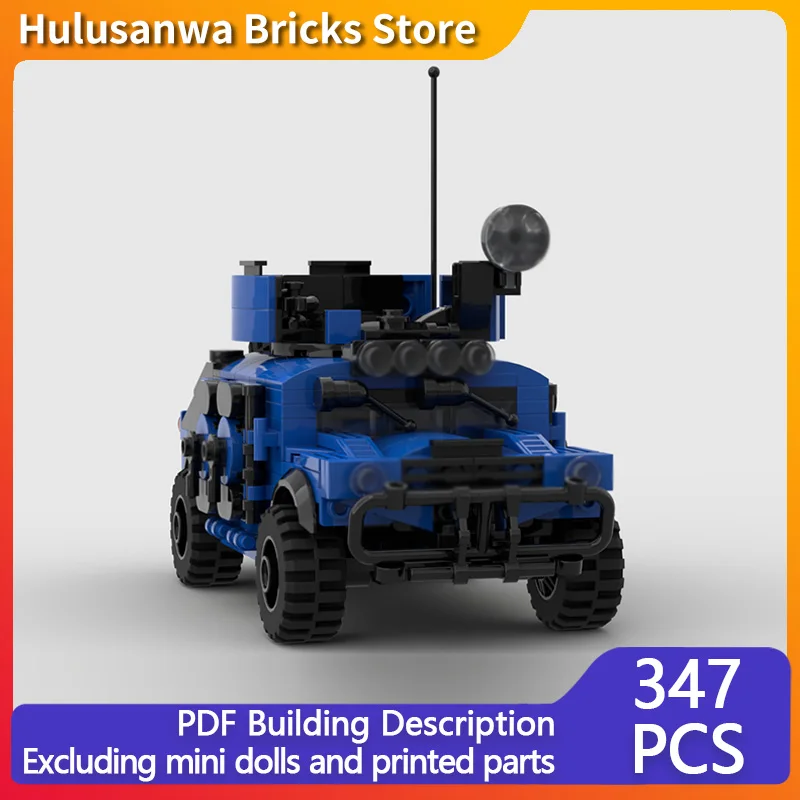 

Популярная игровая модель MOC, строительные кирпичи, средний штурмовой автомобиль, модульная технология, подарки, праздник, сборка, детские игрушки, костюм