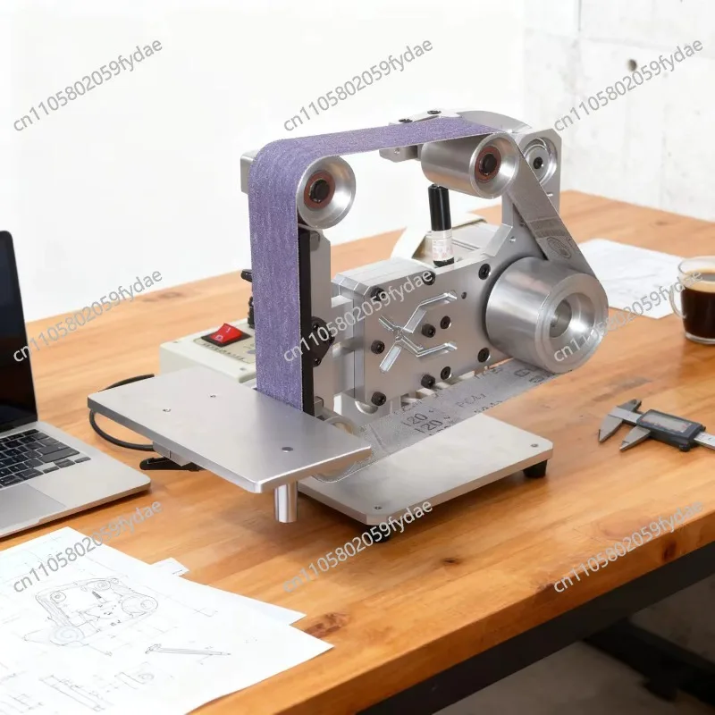 

Large Industrial Grade Belt Machine Metal Woodworking Grinding Vertical and Horizontal Dual Purpose