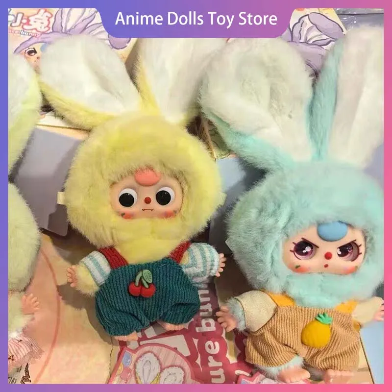 

Подлинная детская три миниатюрных кролика серии, модная слепая коробка, милая сумка, подвеска, коллекция кукол-сюрприз, подарочная игрушка, забавная мистическая коробка