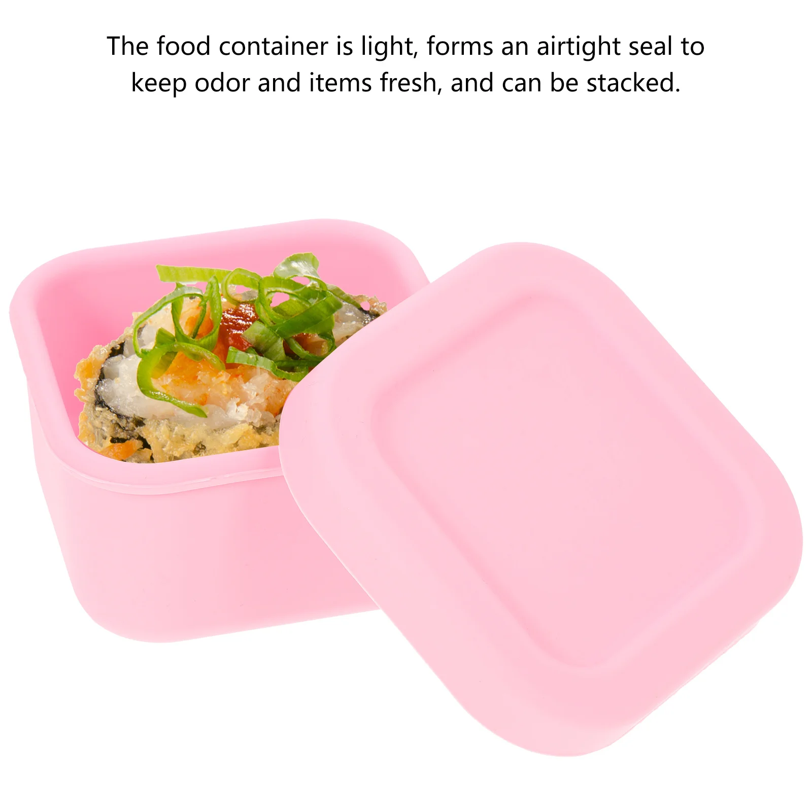 

Silicone Food Box Bento Container Leakproof Lunch Containers Portable Meal Box for Office Work Picnic Household Food Container