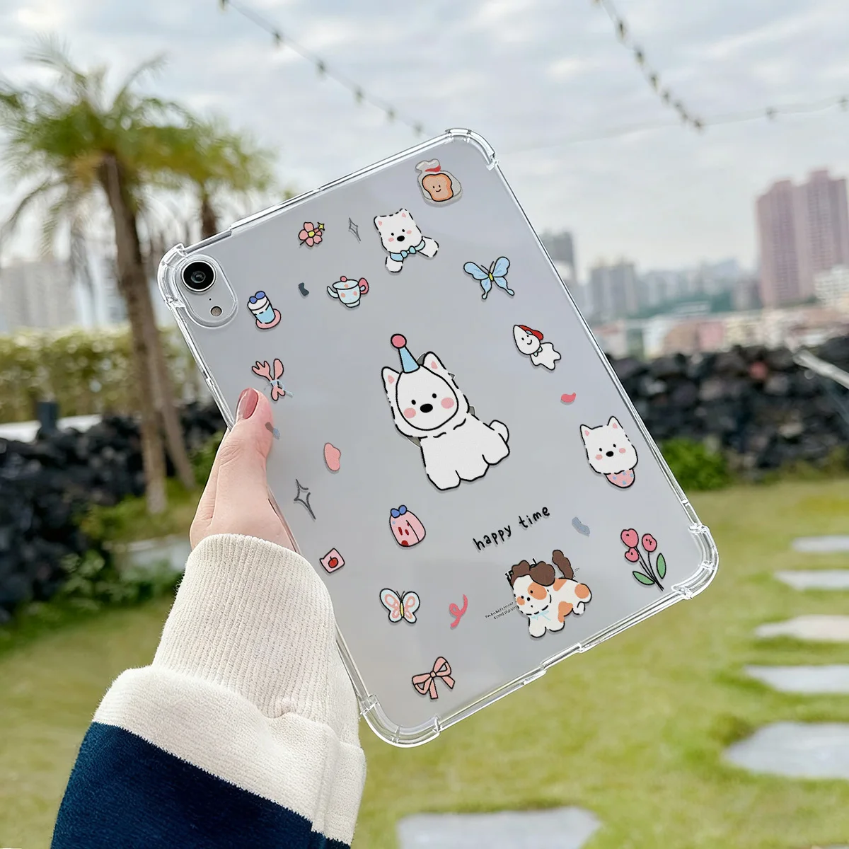 Clear Soft Silicon Case For iPad Pro 12.9 13 11 inch 9.7 Mini 7 6 5 4 3 2 Air 13 11 2 1 iPad 11 10.9 6 5 10.2 4 3 2 Cover Funda