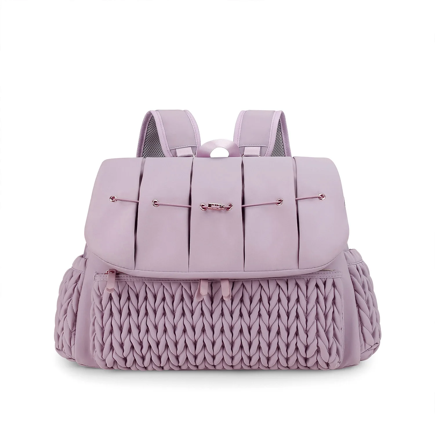 Polyester lightweight mommy large capacity backpack carry multi-purpose outdoor thermal insulation waterproof shoulder bag