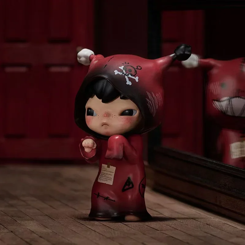 

Аутентичные фигурки POPMART Hirono Echo Series Blind Box, модные настольные украшения и рождественские подарки, коллекция детских игрушек