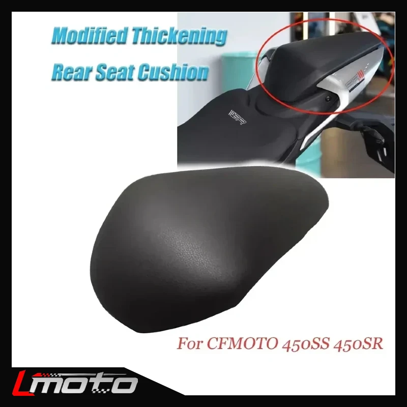 

Motorcycle Rear Modified Waterproof Passenger Seat Cushion Thickening Soft Cushion For CFMOTO 450SR 450SS 450nk 2022-2023 2024
