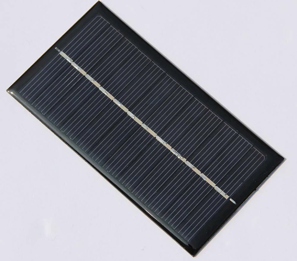 1W 6V Solar Panels DIY solar panels 110*60MM For Desk lamp Backpack outdoor light Hand light Speaker