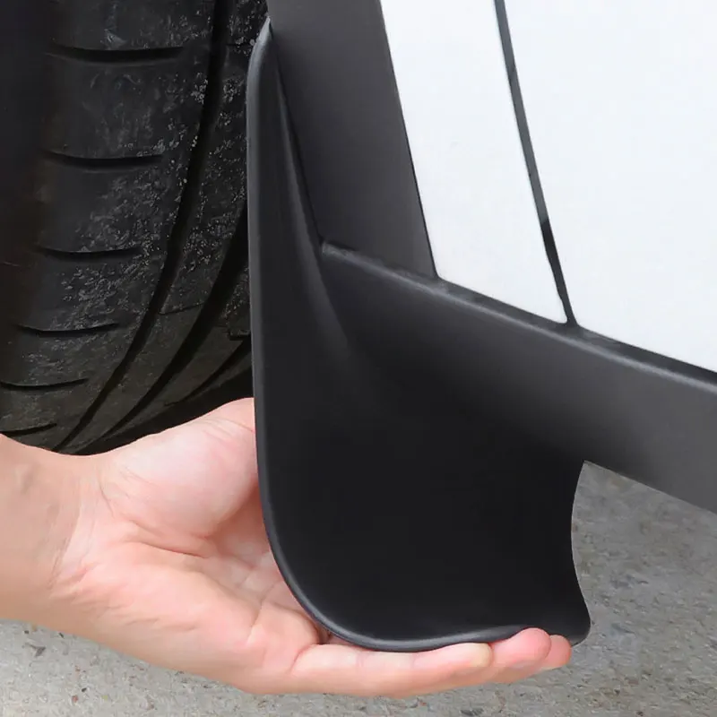 

Splash Guards Mud Flaps For Tesla Model 3 Y High Quality Matte Black Mudguards No Need to Drill Holes Model 3 Y Fender Mud Guard