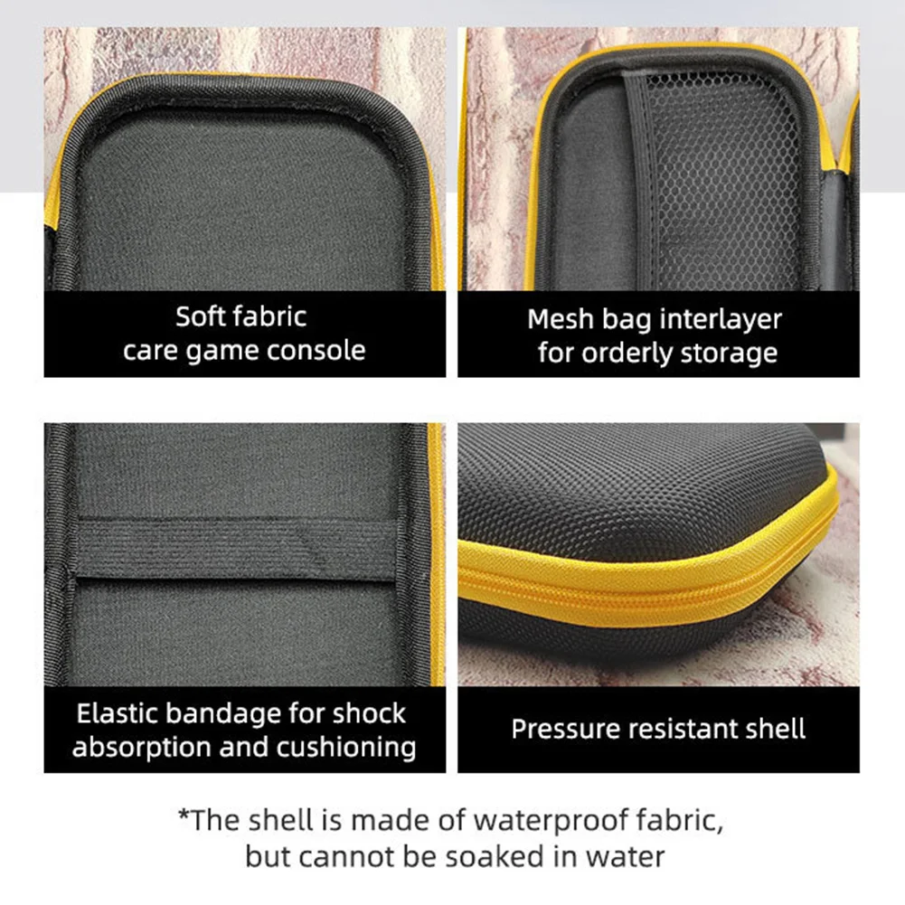 レトロなポータブルビデオゲームプレーヤー,黒のケース,ミニポータブルケース,anbernic rg ARC-S