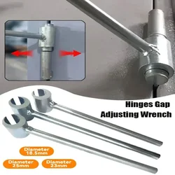 19/23/25mm Hinges Gap Adjusting Wrench Spanner Key for Round Bolt  Adjustable Wrench Tool Door Hinge Repair Spanner