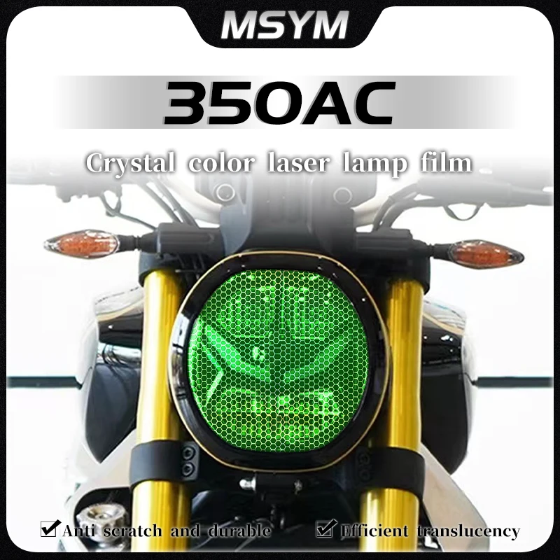 

FOR LONCIN VOGE 350AC 350 AC 350ac Headlight and taillight film honeycomb laser sticker protective film modification accessories