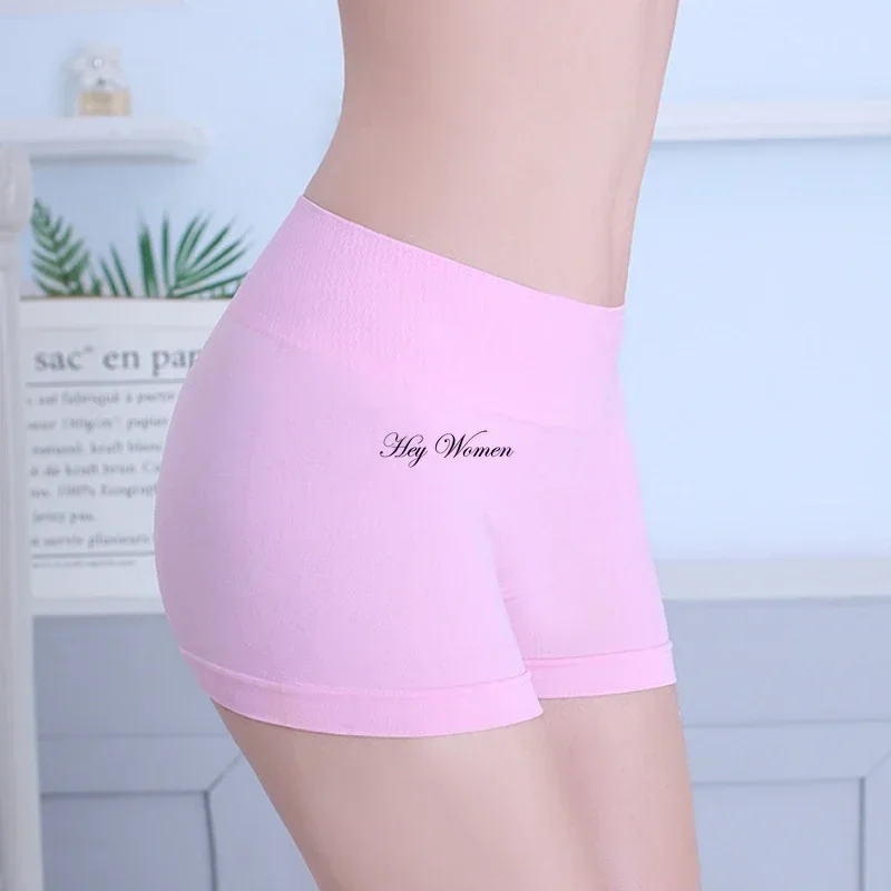 Underwear Women Seamless Safety Pants Japanese Sweet Medium Waist Comfort Breathable Elastic Casual Girl Boxer Briefs Lingerie