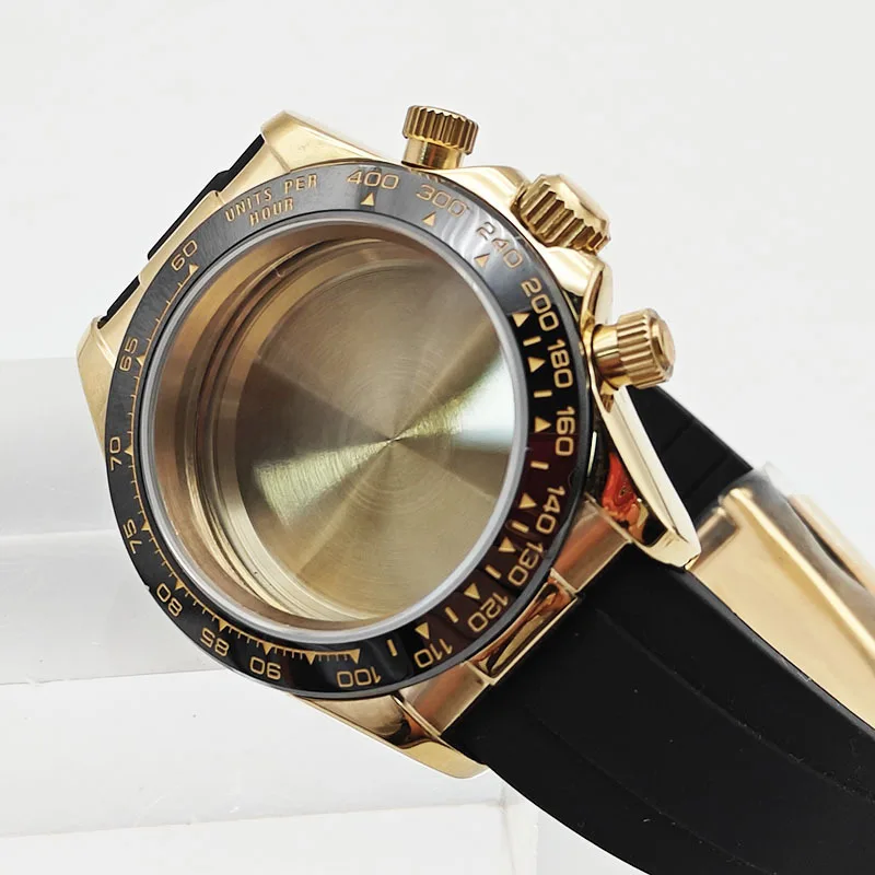 

Модифицированные аксессуары для часов, 40 мм, шестиконтактный кварцевый корпус с гальваническим покрытием, набор лент, сапфировое стекло для VK63