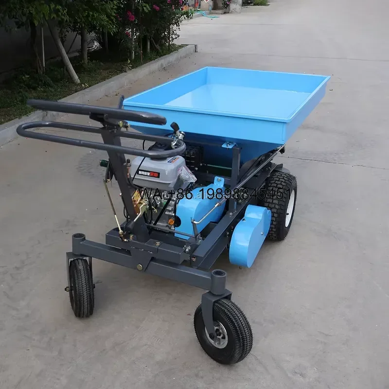 Wmwmnu for Automatic Garden Lawn Fertilizer Spreader Lawn Topdresser Lawn Sand Spreader