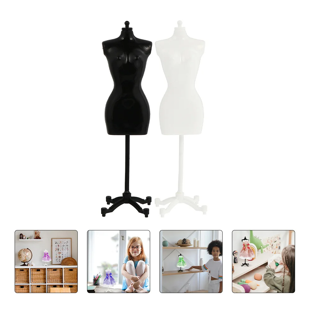 Dress Form Mannequin Girl Clothes Bracket Dolls Girls Hangers Mini Display Coat Dresses