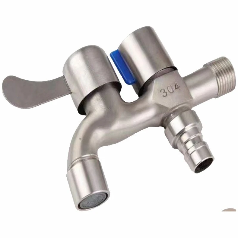 

Кран для бытовой моющей машины, полностью медный, из нержавеющей стали 304, с быстрым открытием и удлиненным изливом