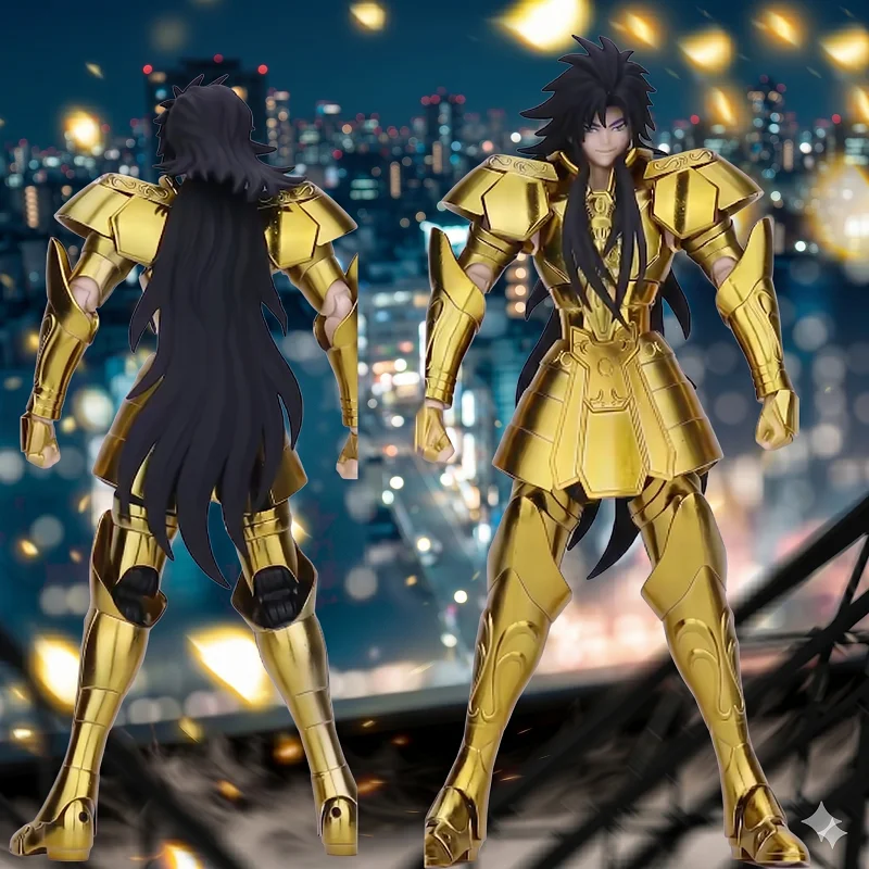 【Ready Stock】Saint Seiya MST Gemini Aspros The Lost Canvas Metal Armor Action Figure Gift