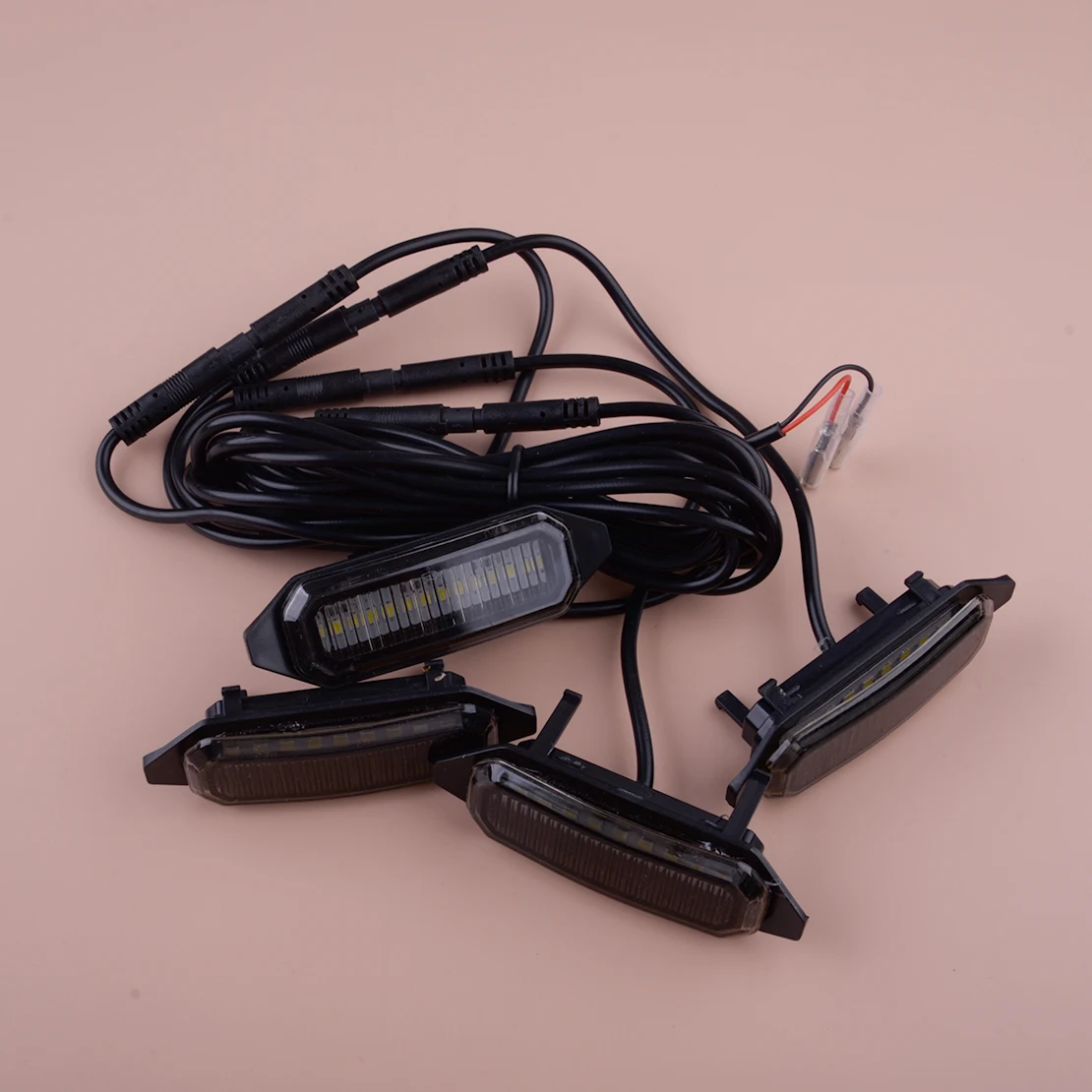 

Smoke Black Lens White LED Car Front Bumper Grille Grill Light Lamp Kit Fit for Toyota RAV4 2019 2020 2021 2022 12V
