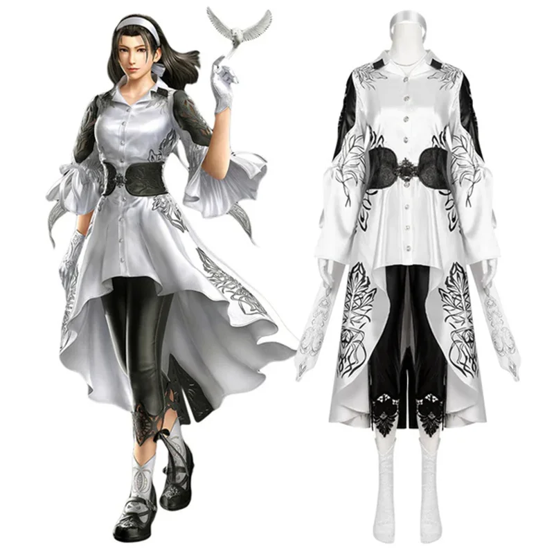 

Game Jun Kazama Cosplay Costume Women Fantasia Suit Halloween Carnival Party Outfits